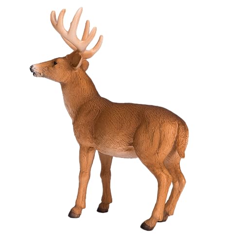 MOJO DEER STAG PAINTED REPLICA WILD ANIMAL COLLECTABLE TOY FIGURES 387038