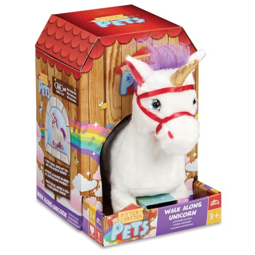 Addo Pitter Patter Pets Walk Along Unicorns, Unicorn Cuddle Pet, Magical Adventure