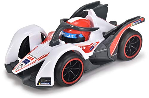 Dickie Toys Formula E Pullstring Racer 14cm, Pull Line Racing Car Toy, Formula E Series, Random Model Assortment, Interactive Racing Toy for Kids Ages 3+