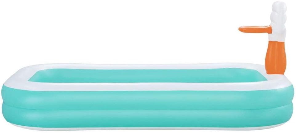 Bestway Family Pool Dunk N' Splash with Basketball Hoops 251 x 168 x 102 cm