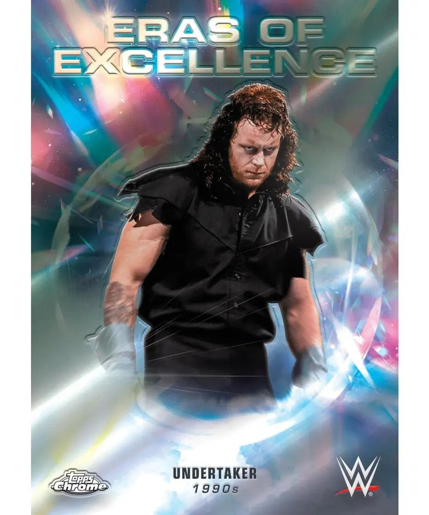Topps Chrome WWE 2026 Value Box English Trading Cards, WWE Superstar Collectible Card Box with Exclusive Parallels & Autograph Chances