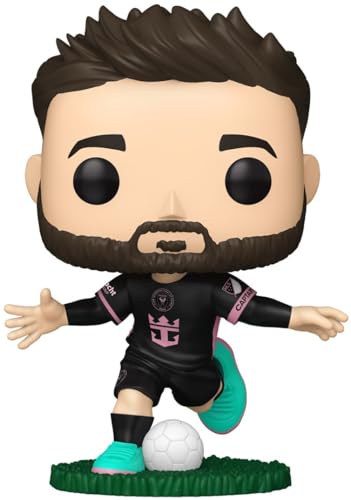 Funko Pop! MLS Inter Miami Lionel Messi Collectible Vinyl Figure Away Kit, Stylized Sports Model for Display and Collection, 3+