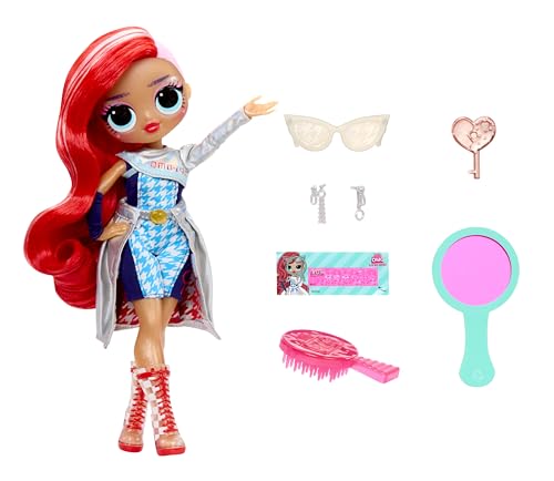LOL Surprise OMG Eye Spy Fashion Doll for Kids, Interactive Unboxing with Clues, Color Change Feature, Charm Key Necklace, Collectible Accessories, Spy, Fairy, Superhero & Rockstar Styles
