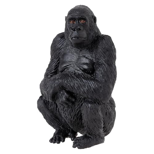 MOJO Gorilla Female Figurine, Hand-Painted Wildlife Toy, Realistic Collectible PVC Model, Educational Diorama Figure, Ages 3+