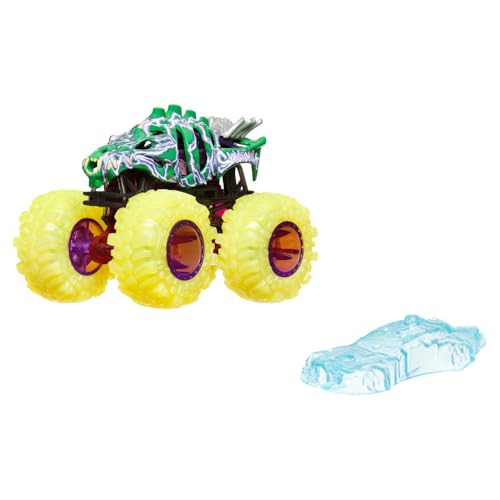 Hot Wheels Monster Trucks Surprise Assortment 1/64 Scale Toy Vehicle, Demolition Energy Trucks, Collectible for Kids 3+