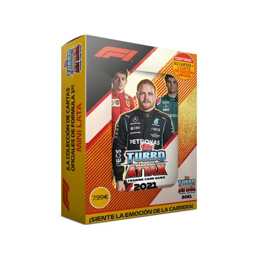 Topps - F1 Turbo Attax Mini Can Assorted Models