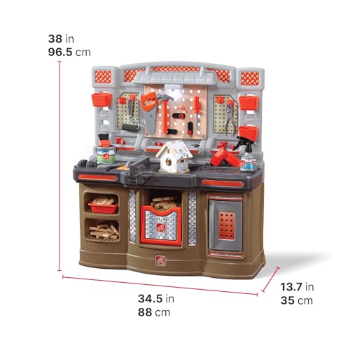 Step2 Big Builders Pro Workshop, Pretend Play Workshop & Toolbench for Toddlers