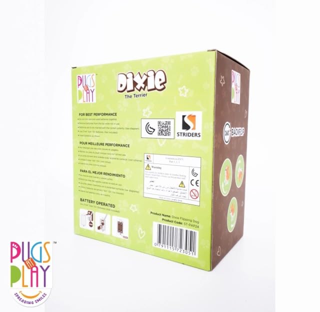 Pugs At Play Flipping Dixie