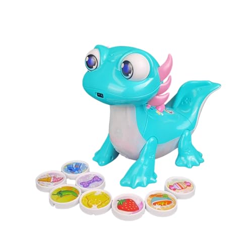 VTech Tasty Treats Axolotl Interactive Feeding Toy with Pretend Snacks Educational Songs and Light Up Reactions for Toddlers Ages 1 to 4