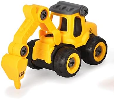 Dickie Toys Construction Builder Vehicle, Build-It Construction Truck with Screwdriver, 12 cm Toy Vehicle, 4 Assorted Models, Random Selection, Kids Construction Toy, Ages 3+