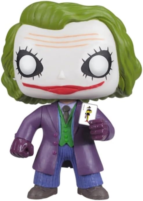 Funko Pop! Heroes DC Batman The Dark Knight Joker Collectible Vinyl Figure for Display and Collection, Standard Size, 3+