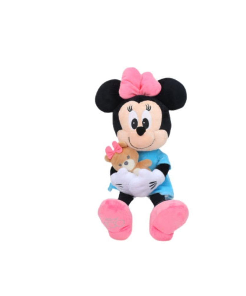 Disney Minnie Mouse Plush Hugs & Love Collection, 11-Inch Soft Stuffed Toy, Ages 3+