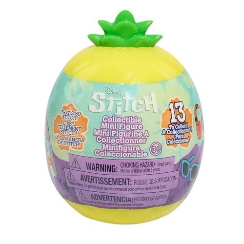 Just Play Disney Stitch That's So Stitch Collectable Figures - Series 2 Stylised Surprise Figures, 5 cm Tall, Kids Toy from 3 Years