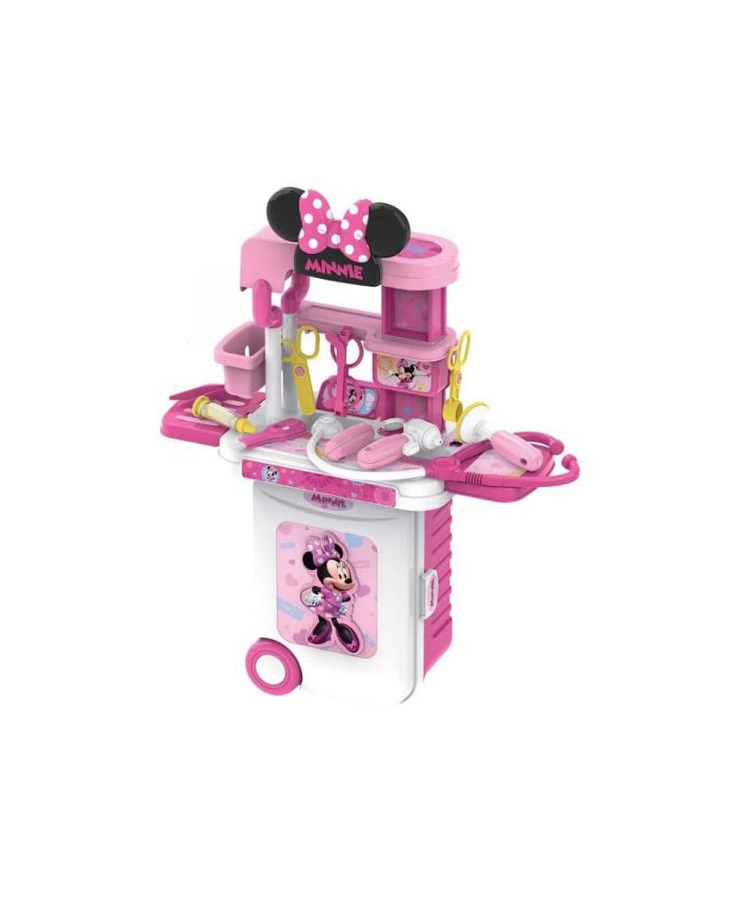 JAKKS Pacific Disney 3-In-1 Doctor Set Trolley Case, Pink