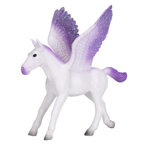 MOJO Pegasus Baby Toy Figure, Hand-Painted Fantasy Animal, Realistic Collectible Figurine, Educational Diorama Model, Ages 3+