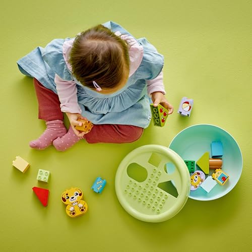 LEGO DUPLO Shape Sorter: Puppy House - Educational Sorting Toy for Toddlers, with Colourful Bricks in Various Shapes - Fine Motor Skill Development Set for 18 Month Old Girls & Boys - 10441