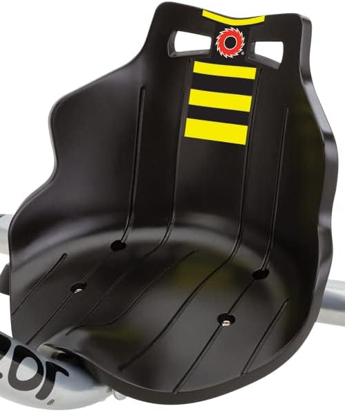 دراجة ثلاثية العجلات الكهربائية Razor PowerRider 360 للأطفال من سن 8 سنوات فما فوق، 12 فولت مع دواسة وقود بزر ضغط، سرعة تصل إلى 9 أميال في الساعة، مدة تشغيل 30 دقيقة، دوران 360 درجة وانزلاق، أقصى وزن للراكب 120 رطلاً