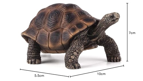MOJO Giant Tortoise Figurine, Hand-Painted Wildlife Toy, Realistic Collectible PVC Model, Educational Diorama Figure, Ages 3+