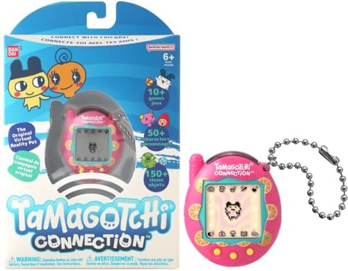 Tamagotchi Connection Citrus|Tamagotchi Original Cyber Pet 90s Adults and Kids Toy with Chain | Retro Virtual Pets are Great Boys and Girls Toys or Gifts for Ages 6+