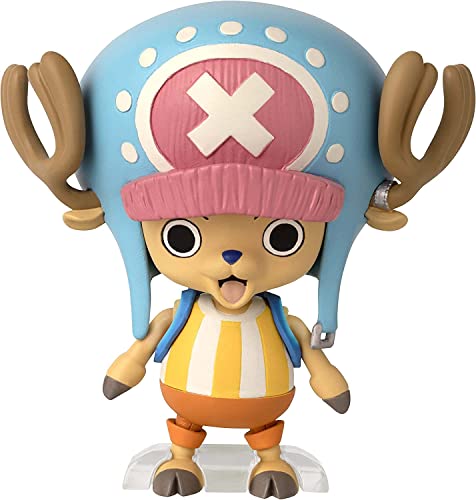 Bandai Anime Heroes One Piece Figures Tony Tony Chopper Action Figure, 17cm Articulated Chopper Anime Figure With Swappable Arms Faces And Backpack, Pirate Toys, Gift, Manga Lovers, Collectible Manga