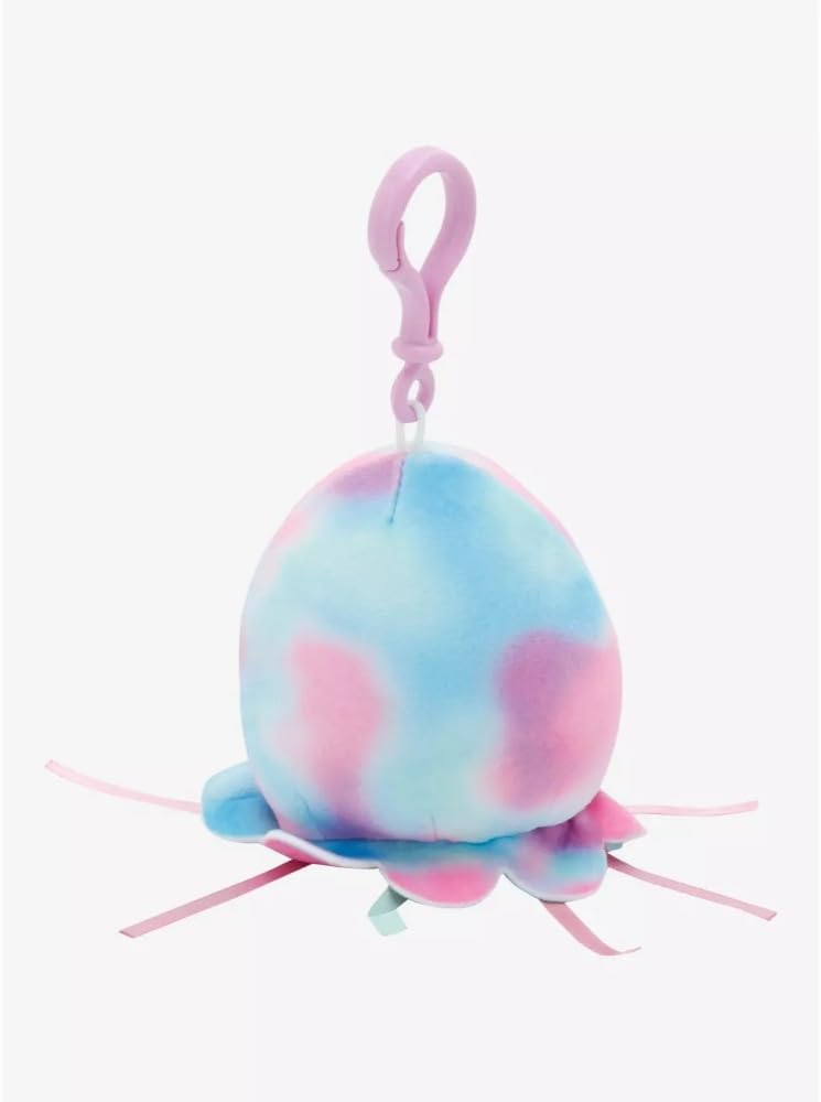 Squish Mallows Clip On Krisa 3.5 inch Officially Licensed Kellytoy Plush Toy Colorful Soft Gift for Kids Girls & Boys Washable Stuff Toy Multicolor All Age