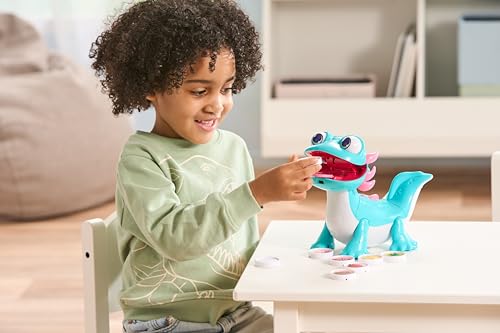 VTech Tasty Treats Axolotl Interactive Feeding Toy with Pretend Snacks Educational Songs and Light Up Reactions for Toddlers Ages 1 to 4