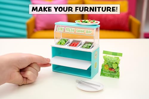 MGA’s Miniverse Make It Mini Spaces Furniture Pack, Buildable Mini Furniture with Exclusive Ingredients & Collector’s Guide, 10 Unique Display Styles Including Rare Light-Up Sunny Marquee- 547426