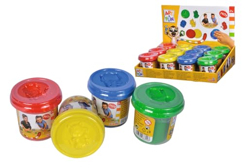Simba Art & Fun Soft Clay, 140 g Tub, Assorted Colours, Ages 3+