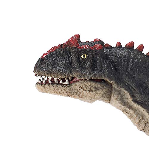 MOJO Allosaurus with Articulated Jaw Figurine, Hand-Painted Prehistoric Dinosaur, Realistic Collectible Toy, Educational Diorama Model, Ages 3+