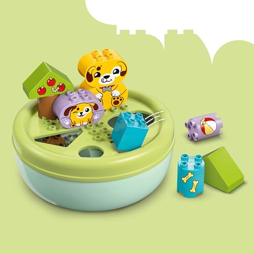 LEGO DUPLO Shape Sorter: Puppy House - Educational Sorting Toy for Toddlers, with Colourful Bricks in Various Shapes - Fine Motor Skill Development Set for 18 Month Old Girls & Boys - 10441