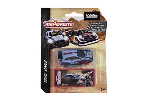 Majorette WRC Diecast Racing Car, Freewheel Action, Rubber Tyres, Assorted Model, Kids 3+