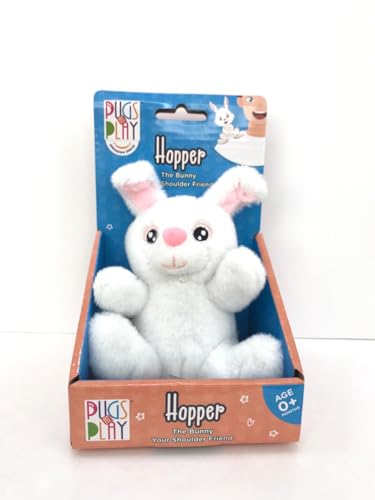 Pugs At Play Shoulder Buddy Hopper 4-Inch