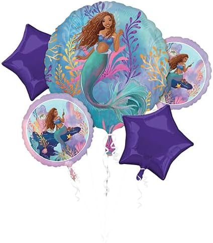 Little Mermaid Live Active Balloon Bouquet
