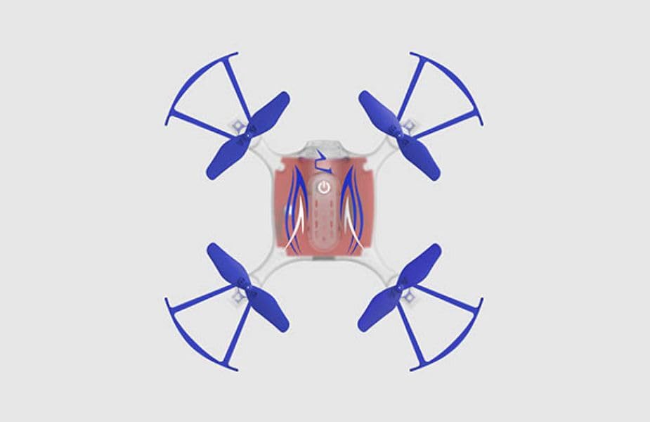 Syma 4-Channel Auto Hover Rc Stunt Night Hawk Mini Drone