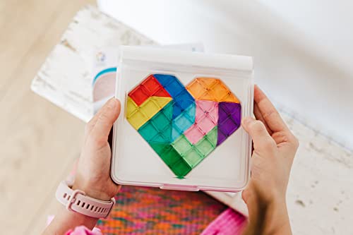 SmartGames IQ Love, Fun IQ Brain Teaser Puzzle, Cognitive Development STEM Toy with 120+ Challenges, Travel Friendly Handheld Educational Matching Puzzle Game, Suitable for Children Above 7+