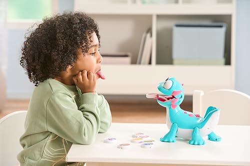 VTech Tasty Treats Axolotl Interactive Feeding Toy with Pretend Snacks Educational Songs and Light Up Reactions for Toddlers Ages 1 to 4