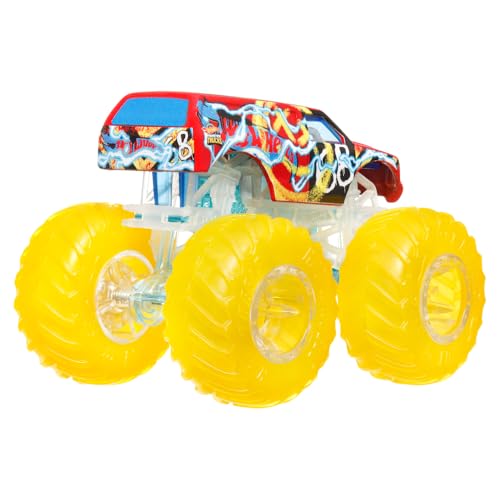 Hot Wheels Monster Trucks Surprise Assortment 1/64 Scale Toy Vehicle, Demolition Energy Trucks, Collectible for Kids 3+