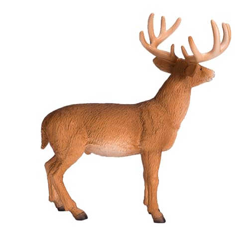 MOJO DEER STAG PAINTED REPLICA WILD ANIMAL COLLECTABLE TOY FIGURES 387038