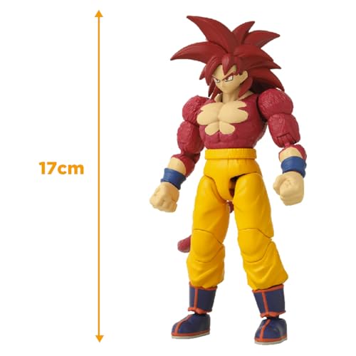 Bandai - Dragon Ball Stars Daima Series - Super saiyan 4 - Goku Daima Version, 17cm Action Figure, Highly Details Articulated Figurine, Collectible, 4 Years+