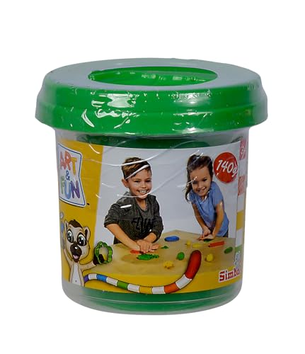 Simba Art & Fun Soft Clay, 140 g Tub, Assorted Colours, Ages 3+