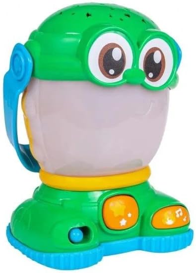 Winfun Starry Night Camping Lantern Interactive Toy for Babies Multicolor Light Up Star Projector Music Sounds Lullabies Portable Handle