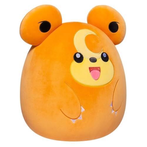 Squishmallows Pokémon x SQPK00043 - Teddiursa 35 cm Official Pokémon Super Soft