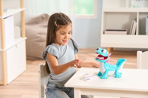 VTech Tasty Treats Axolotl Interactive Feeding Toy with Pretend Snacks Educational Songs and Light Up Reactions for Toddlers Ages 1 to 4