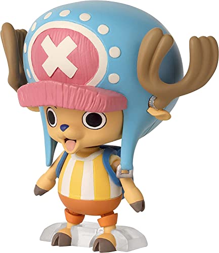 Bandai Anime Heroes One Piece Figures Tony Tony Chopper Action Figure, 17cm Articulated Chopper Anime Figure With Swappable Arms Faces And Backpack, Pirate Toys, Gift, Manga Lovers, Collectible Manga