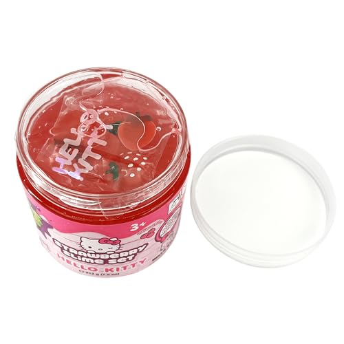 SlimeTime Hello Kitty Single Can 212g, Slime for Girls and Boys,Stress Relief Toy for Kids, Education,School,Party Favor,Gift for Birthday & Christmas, Soft Putty Slime For Kids