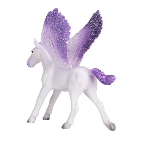 MOJO Pegasus Baby Toy Figure, Hand-Painted Fantasy Animal, Realistic Collectible Figurine, Educational Diorama Model, Ages 3+