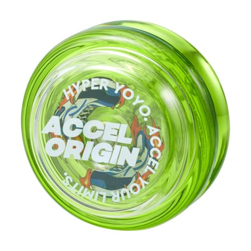 Bandai 60008 Accel Hyper Yo Lime Green, Skill Game, Optimised JoJo for Children from 8 Years, with its Accel System, Test All Tricks Easily and Quickly