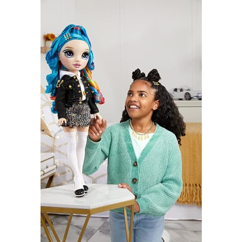 Rainbow High Amaya Raine 24-Inch Fashion Doll, Posable Arms & Legs, Removable Outfit, 14-Inch Brushable Rainbow Hair, 25+ Accessories & Styling Tools, Collectible Toy for Kids Ages 6+