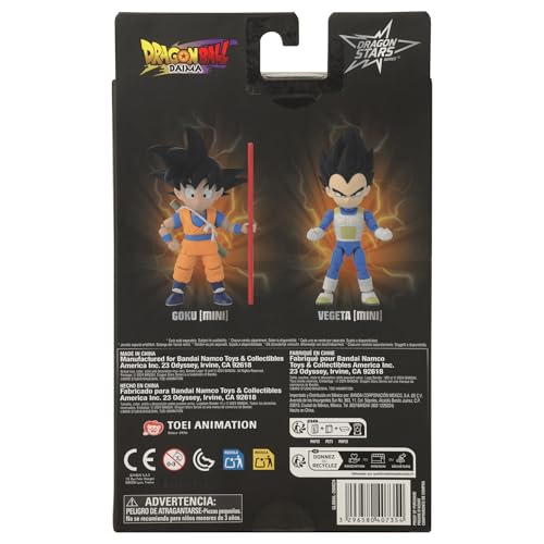 Bandai - Dragon Ball Stars Daima - Vegeta Mini 5-Inches, Inspired by the Newest Movie, 17cm Action Figure, Highly Details Articulated Figurine, Collectible, 4 Years+