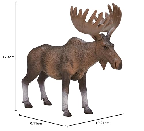MOJO Moose (European Elk) Realistic International Wildlife Hand Painted Toy Figurine